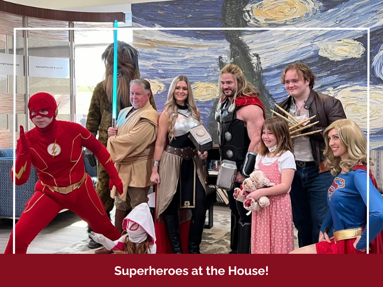 Superheroes Visit RMHC-San Diego!