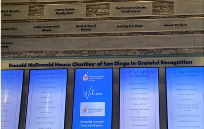 donor wall