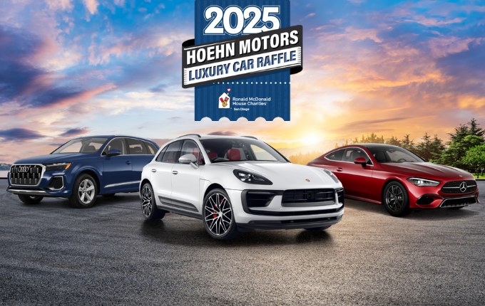 2025 Hoehn Motors car raffle with 3 cars