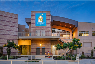 Front of the ROnald McDonald House
