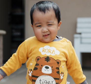 Little boy smiling
