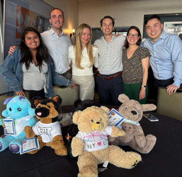 Pfizer employees donate stuffed animals