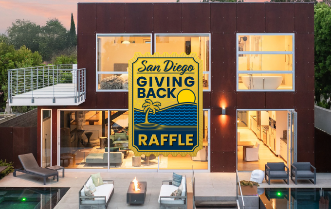 San Diego Giving Back Raffle Grand Prize House Front View 2026